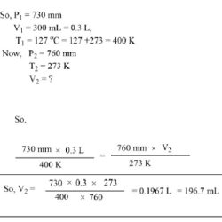 A gas occupies 900.0 ml