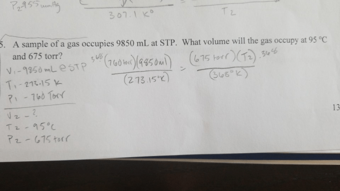 Gas occupies sample ml volume temperature occupy hg solved will transcribed problem text been show questions