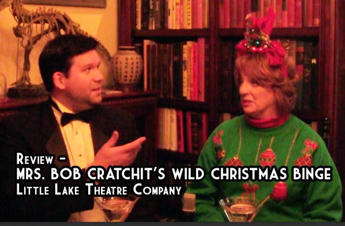 Mrs bob cratchit's wild christmas binge