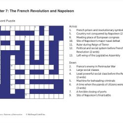 French revolution crossword answer key