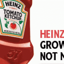 No one grows ketchup like heinz