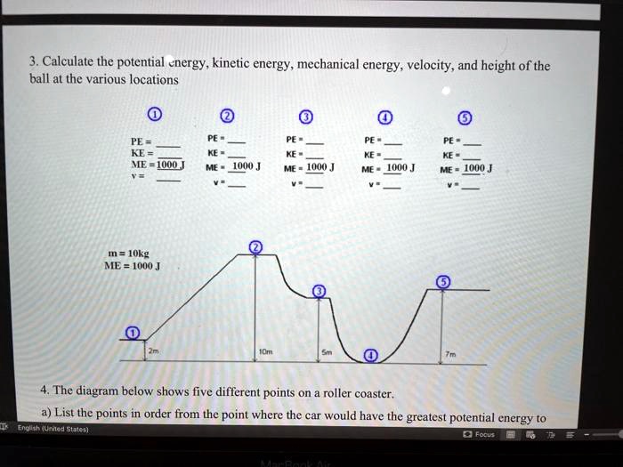 Roller coasters and energy worksheet answers