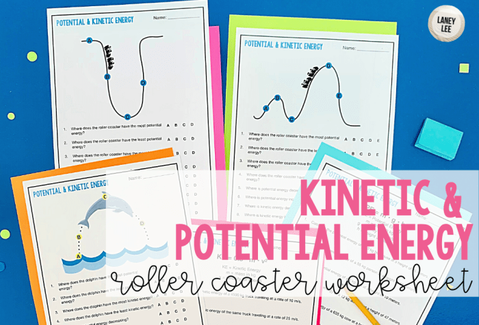 Roller coasters and energy worksheet answers